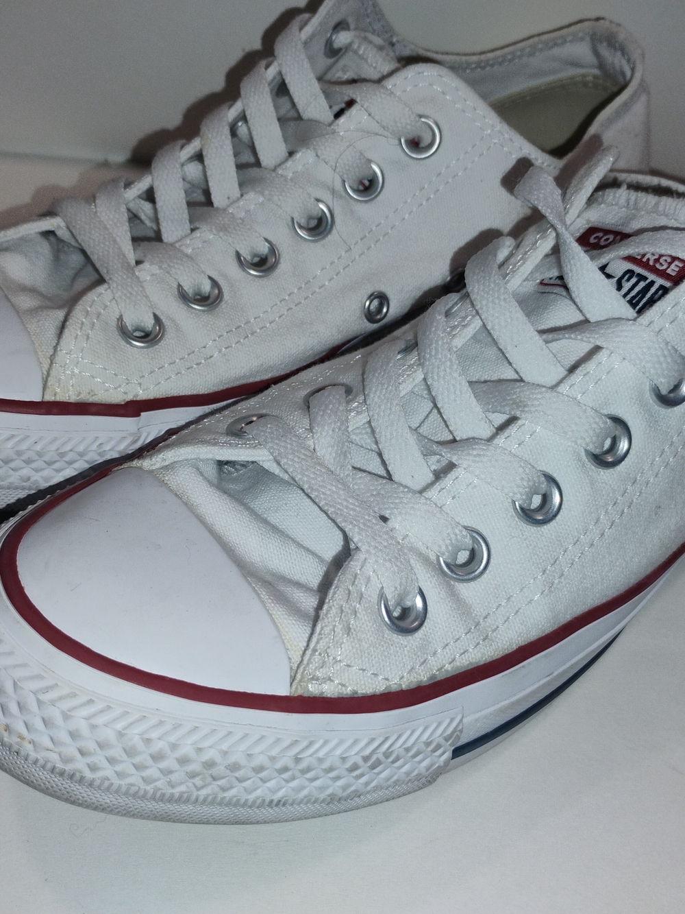 Converse Kids White Low Top Canvas Sneakers